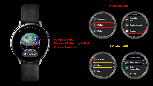 ZKin Watch Face Aurora Quartz screenshot 17