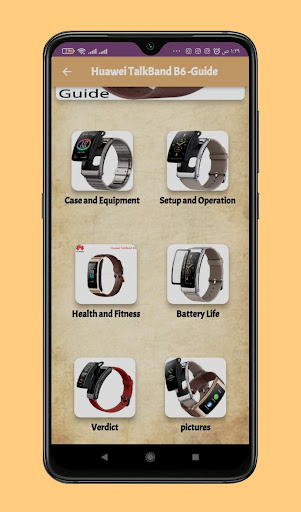 Huawei TalkBand B6Guide Screen 2
