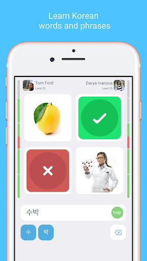 Android application Learn Korean with LinGo Play screenshort