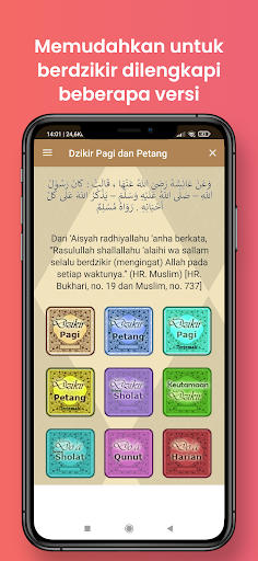 Android application Dzikir Pagi dan Petang screenshort