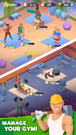 Game screenshot Gym bunny: Idle tycoon game mod apk