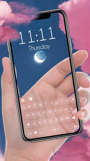 Android application Transparent Sky Keyboard Backg screenshort
