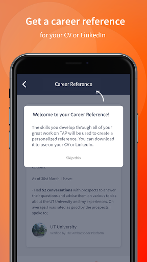 Android application The Ambassador Platform screenshort