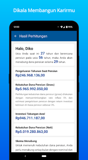Kalkulator Keuangan DPSP Screen 3