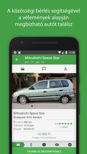 Autóbérlés - SinexRent Screenshot 4 - AppWisp.com