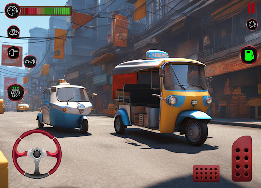 Tuk Tuk Auto Rickshaw 3D