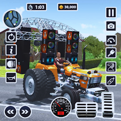 Indian Tractor DJ Driver 3D icon
