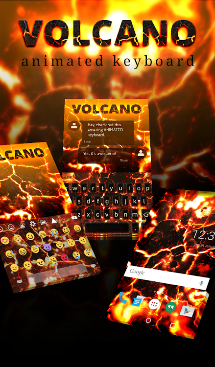 Volcano Live Wallpaper Theme - 5.10.45 - (Android)
