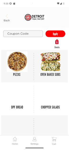 Screenshot of Detroit Pizza Factory