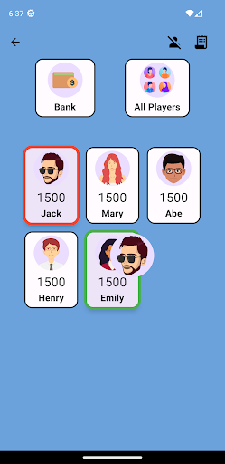 Score Keeper for Monopoly Game Screen 3
