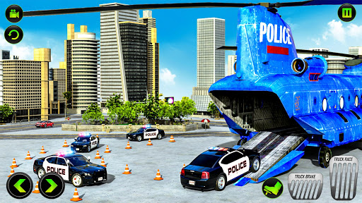 US Police CyberTruck Car Screenshot