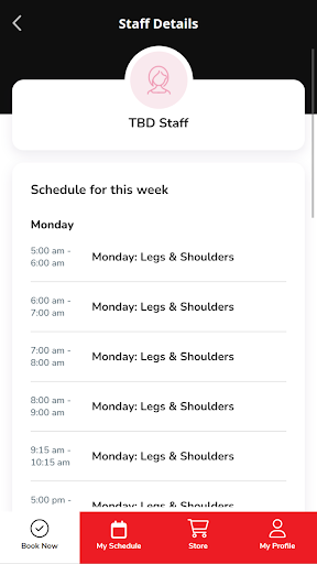 Screenshot of Eze Fit