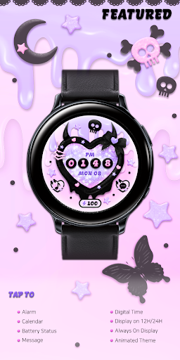 Goth Pink Love - Watchface