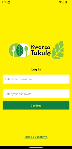 Android application Kwanza Tukule Drive screenshort
