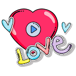 Cover Image of ดาวน์โหลด Animated Love Stickers 1.2 APK