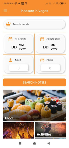 Android application Pleasure Vegas screenshort