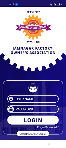 Jamnagar Factory Owners Assoc. Screen 2
