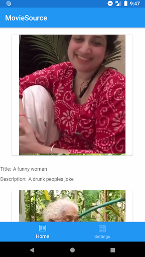 Android application MovieSource screenshort
