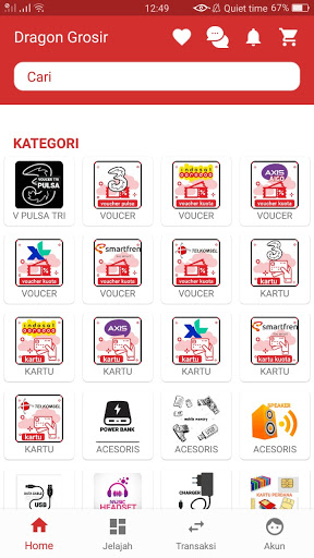 Android application Dragon Grosir screenshort
