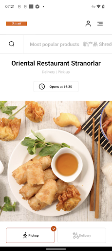 Android application Oriental Restaurant Stranorlar screenshort