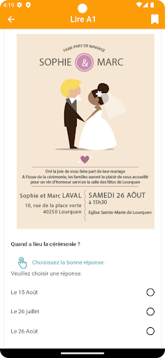 Android application Compétences Plus screenshort