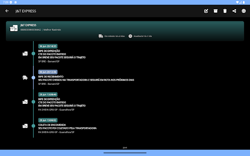 Rastreador de Encomendas screenshot 11