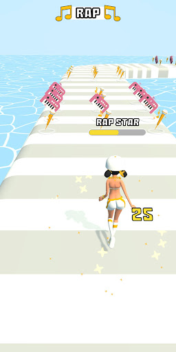 Android application My Music Runner screenshort