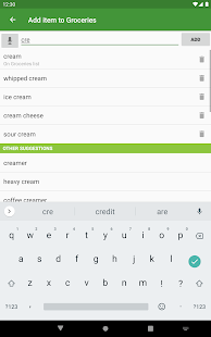 Our Groceries Shopping List Varies with device APK screenshots 9