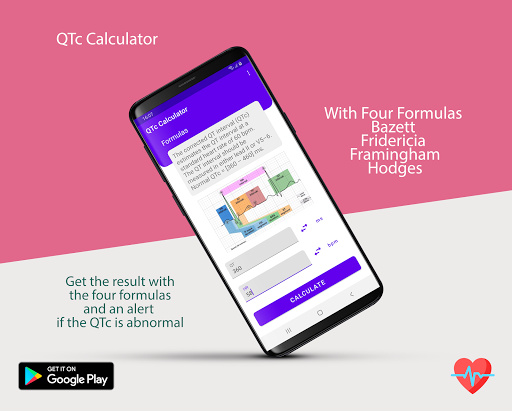 Android application QTc Calculator screenshort