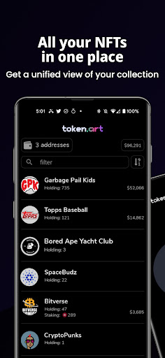 Android application token.art: NFT Wallet Viewer screenshort