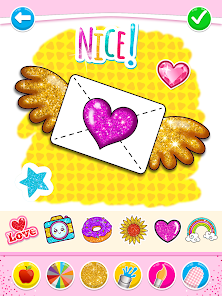 Captura 11 Glitter Toy Hearts para colore android
