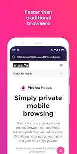Firefox Focus No Fuss Browser   org.mozilla.focus Many Feature