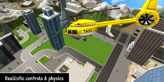 Helicopter Tourist Taxi Simula