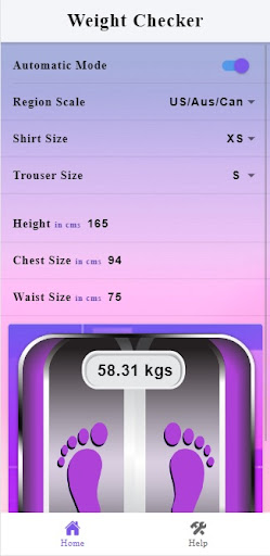 Weight Checker - Calculator Screen 2