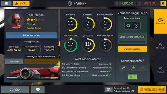 Motorsport Manager Mobile 2 Screenshot