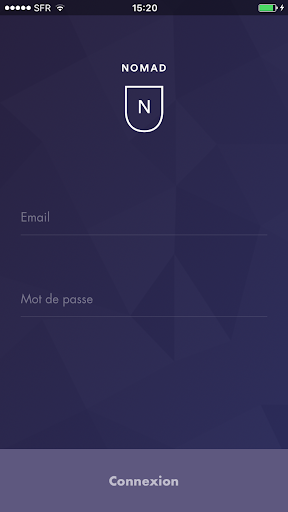 Android application SNSA NOMAD screenshort