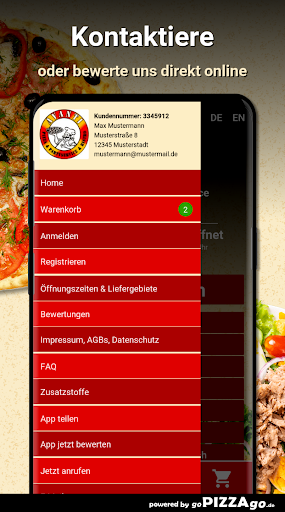 Avanti Pizza & Partyservice De Screen 3
