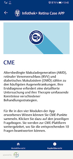 Infothek+ Retina Case APP Screen 2