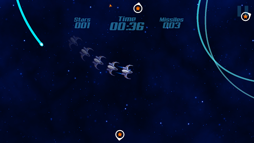 Missile Escape: Space Screen 3