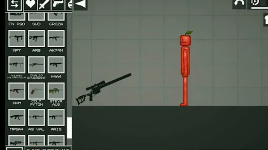 Weapons guns Mod Melon