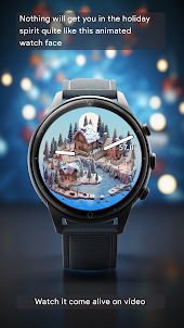 Horizon Snow Globe Watch Face