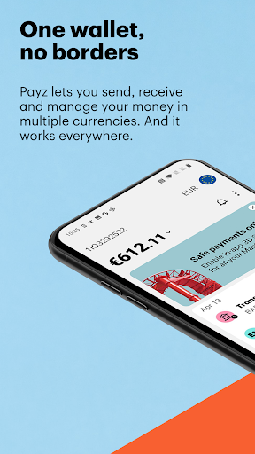 Android application Payz - One wallet, no borders screenshort