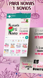 Captura 1 WASticker de amor stickers android
