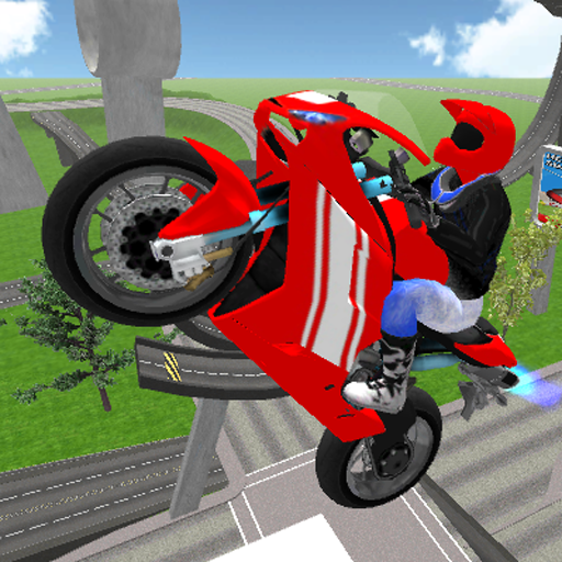 Мотоцикл симулятор Stunt Racing