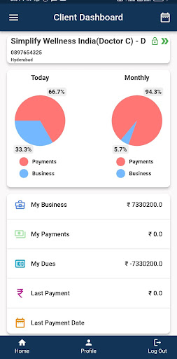 MyLab Client Screen 2