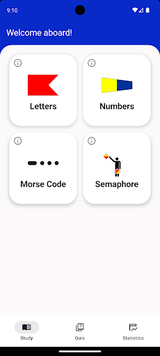 Android application Nautical Flags Helper screenshort