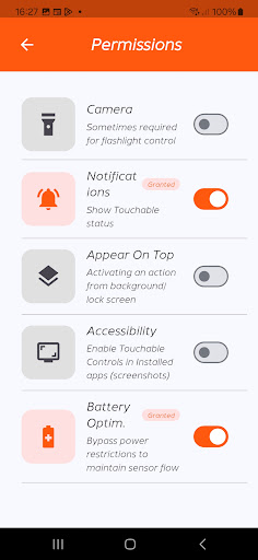 Touchable: On Device Gestures