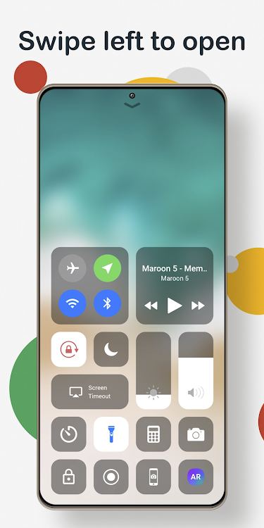 iOS Control Center iPhone 15 - 1.24 - (Android)