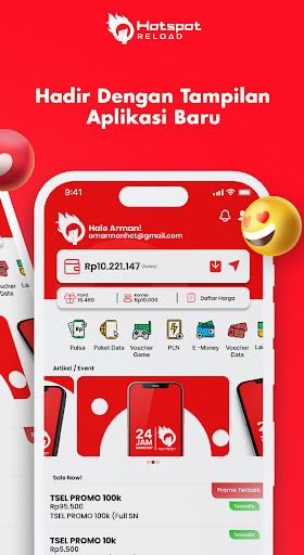 MyHotspot - Pulsa,DATA & PPOB Screen 2