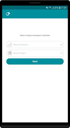 Android application Enersize/Q+LEAQS - Basic screenshort
